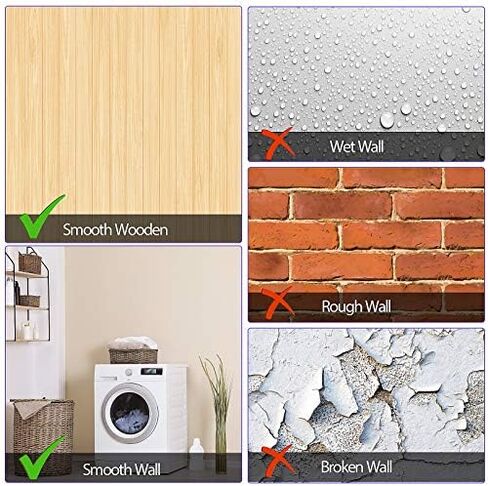 6 Pieces Frameless Magnetic Stainless Iron Board Strip Bulletin Bar Board Memo Strip Set with 48 Pieces Colorful Magnet for Kitchen Office(Black) in Kuwait