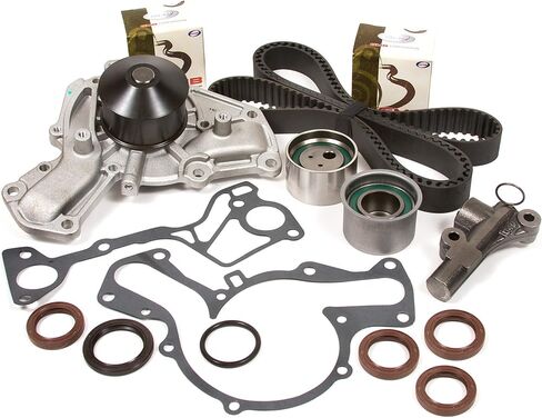 Evergreen TBK195HWPT Compatible With/Replacement For 91-99 3000GT Dodge Stealth Turbo 3.0L V6 Timing Belt Kit Tensioner Water Pump in Saudi Arabia