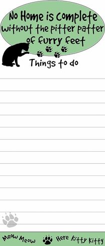 "لا يوجد منزل كامل بدون أقدام فروي" وسادات قائمة مغناطيسية ذات شكل فريد من نوعه بمقاس 8.5 × 3.5 بوصة in Kuwait