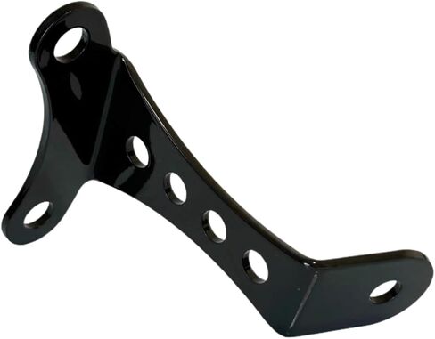 Universal Motorcycle Headlight Bracket Mount, No-Brow Powder Coated Black, Fits Harley Sportster Big Twin Triumph, Bottom Bolt-On 3.5" Riser Spacing in Saudi Arabia