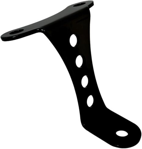 Universal Motorcycle Headlight Bracket Mount, No-Brow Powder Coated Black, Fits Harley Sportster Big Twin Triumph, Bottom Bolt-On 3.5" Riser Spacing in Saudi Arabia
