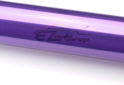 EZAUTO WRAP Free Tool Kit 12"x360" (1FT x 30FT) Glossy Purple 12000k Headlight Taillight Fog Light Side Marker Vinyl Tint Film Self Adhesive in Saudi Arabia