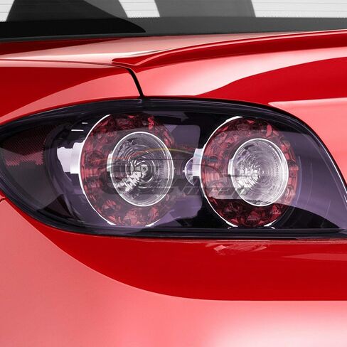 EZAUTO WRAP Free Tool Kit 12"x360" (1FT x 30FT) Glossy Purple 12000k Headlight Taillight Fog Light Side Marker Vinyl Tint Film Self Adhesive in Saudi Arabia