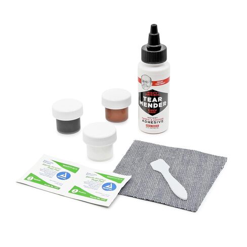 Tear Mender Premium Leather Repair Kit with Patches and Color Refinish Compound, 2 oz Bottle, TM-P-LRK in Saudi Arabia