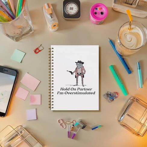 Watercolor Horse Spiral Notebook Journal,Farmhouse Horse Lover Gifts Notebook for Women Teen, Horses Themed Writing Journal for School Office Supplies, 5.5 x 8.3 Inches in Saudi Arabia