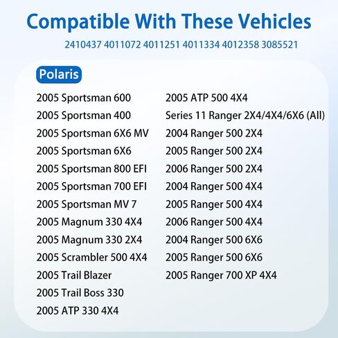 Replace 2410437 YINNCKE Starter Solenoid Relay Riding Lawn Mower Fits for Polaris Sportsman 600 400 800 700 Magnum 330 Scrambler 500 Trail Blazer Trail Boss 330 ATP Ranger 500 700 2X4 4X4 6X6 in Saudi Arabia
