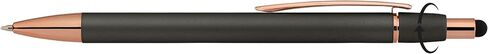 Fidget Pen for Adults - 2 Pack Stress Relief Pens with Gift Box - ADHD Anxiety - Metal with Rubber Grip - Focus for Office, Work (Black-Black) in Saudi Arabia