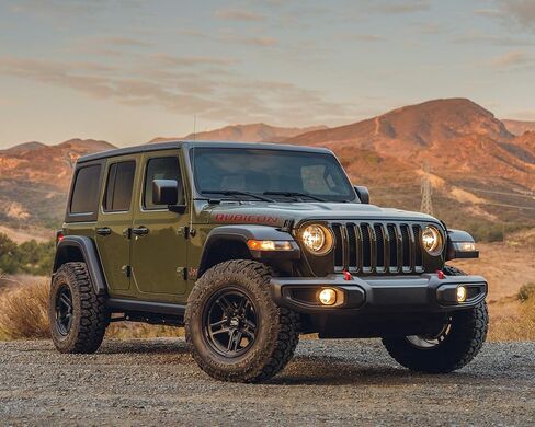 RockTrix RT108 17 inch Wheel Compatible with Jeep Wrangler JK JL 17x9 5x5 Wheels (-12mm Offset, 4.5in Backspace) 5x5 PCD, 71.5mm Bore, Black Wheels, Also fits Gladiator JT Rims in Saudi Arabia