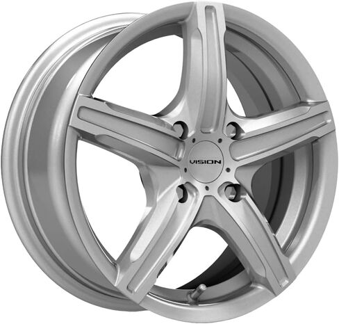 Vision 469 Boost 15x6.5 4x100 +38mm Silver Wheel Rim 15" Inch in Saudi Arabia