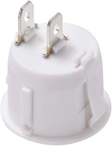 uxcell SPST Boat Rocker Switch Round White Toggle Switch for Boat Marine 2pins ON/OFF AC250V/6A 125V/10A 2pcs in Saudi Arabia