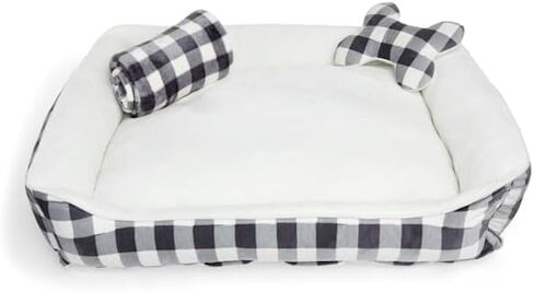 EveryYay Essentials Snooze Fest Dog Bed Bundle, 22" L X 18" W, Pink in Saudi Arabia
