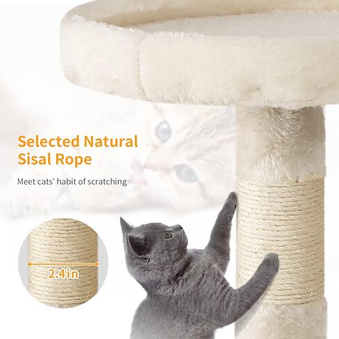 BestPet 54in Cat Tree Tower for Indoor Cats,Multi-Level Cat Furniture Activity Center with Cat Scratching Posts Stand House Cat Condo with Funny Toys for Kittens Pet Play House,Dark Gray in Kuwait