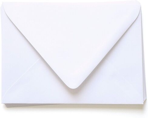 مظاريف زفاف كريمية لدعوات مقاس 5 × 7 - مظاريف زفاف كريمية مقاس A7 مقاس 5 1/4 × 7 1/4-25 يورو - ورق سميك وثقيل بوزن 91 رطلًا in Kuwait