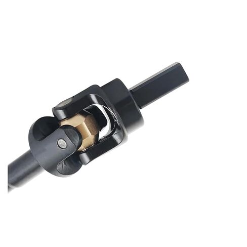 Hardened AR45P Universal Joint Driveshaft Straight Shaft for 1/10 RC Crawler Axial SCX10 III AR45 Portal Axle Gladiator Wrangler(for Rear axle) in Saudi Arabia