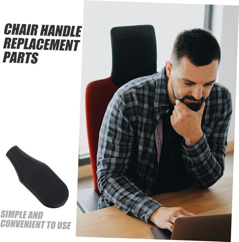 jojofuny 4pcs Office Chair Armrests Armrest Replacement for Office Chairs Ergonomic Support for Enhanced Comfort and Sitting Posture in Saudi Arabia