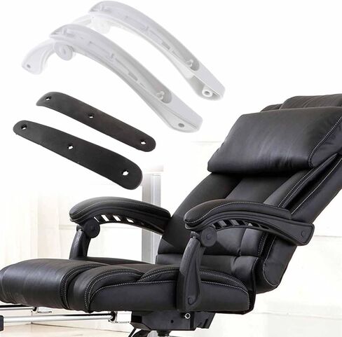 2X Office Chair Armrest Replacement Gaming Chairs Ergonomic Sturdy Adjustable Linkage Armrest Universal Parts Accessories in Kuwait