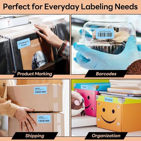 3" x 1" Direct Thermal Labels, Strong Adhesive Barcode & Return Address Stickers Compatible with Zebra, Rollo, Munbyn & Most Desktop Thermal Printers (12 Rolls / 15600 Labels), TRSTGIX in Saudi Arabia