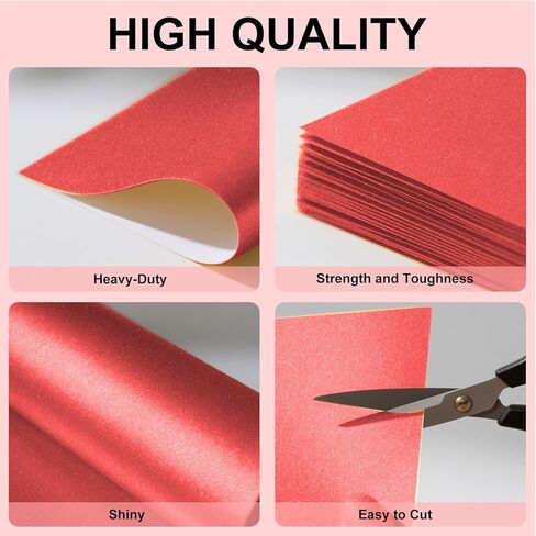 28 Sheets Purple Glitter Cardstock Paper, 8.5 x 11 Inch Thick Card for Invitations, Menus, Cards Making, Stationary Printing, Art Project, Scrapbook, Birthday Wedding Party Decoration in Saudi Arabia