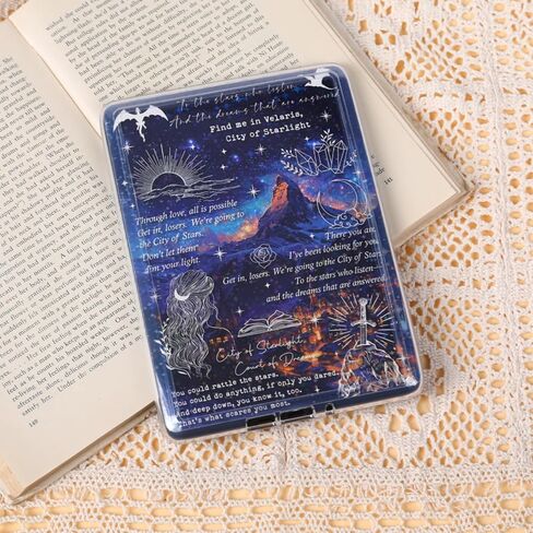 Insert Cardstock Paper for Kindle - 8Pcs Fantasy Theme Back Cover Inserts, Magical & Enchanted Decorative Cards for Kindle E-Readers, Gifts for Fantasy Book Lovers, 6.9"x4.8" in Saudi Arabia