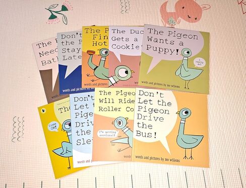 9 Pcs Mo Willems Pigeon Books Set Paperback Don't Let The Pigeon Series Books Collection Gift in Saudi Arabia