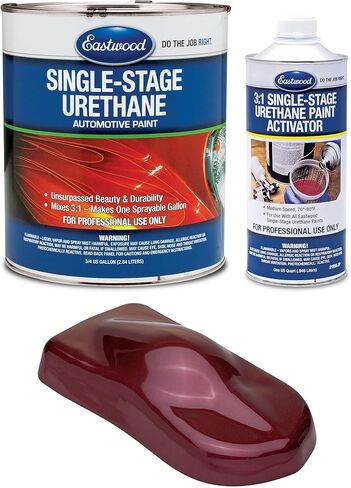 Eastwood 3:1 Maroon Rose Metallic Single Stage Automotive Spray Paint 1 Sprayable Gallon Kit in Saudi Arabia