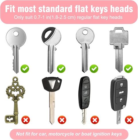 30Pcs Colored Silicone Key Covers Caps Set with Blank Printed Label, Key Tags Color Identifiers for House Keys 2 Styles Key Tags Fit Key Protectors for Easy to Classify in Saudi Arabia