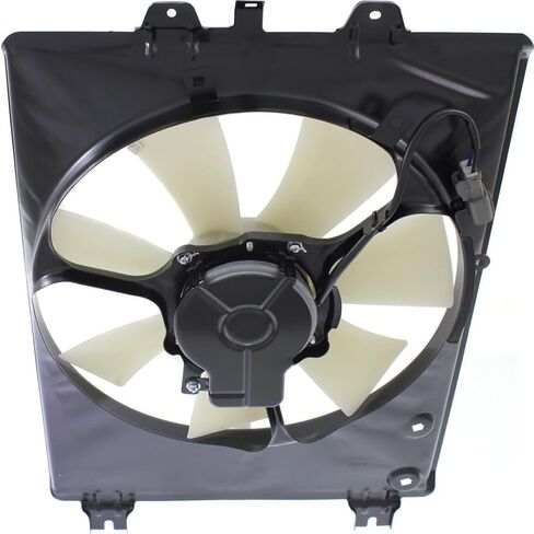 for Acura MDX 2007 2008 2009 A/C Radiator Fan Assembly Driver and Passenger Side | Pair | Replacement for AC3115117, AC3115118 | 38616-RYE-A01, 38611-RYE-A01, 19030-RYE-A01, 19020-RJE-A01 in Saudi Arabia