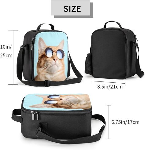 Golden Retriever Lunch Box - Insulated Lunch Box for Kids Funny 3D Design with Side Pocket & Shoulder Strap Lunch Bag, Perfect for School/Camping/Hiking/Picnic/Beach/Travel in Saudi Arabia