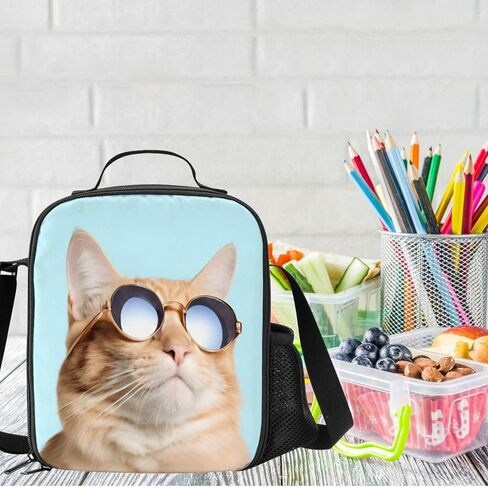Golden Retriever Lunch Box - Insulated Lunch Box for Kids Funny 3D Design with Side Pocket & Shoulder Strap Lunch Bag, Perfect for School/Camping/Hiking/Picnic/Beach/Travel in Saudi Arabia