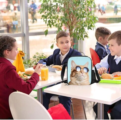 Golden Retriever Lunch Box - Insulated Lunch Box for Kids Funny 3D Design with Side Pocket & Shoulder Strap Lunch Bag, Perfect for School/Camping/Hiking/Picnic/Beach/Travel in Saudi Arabia
