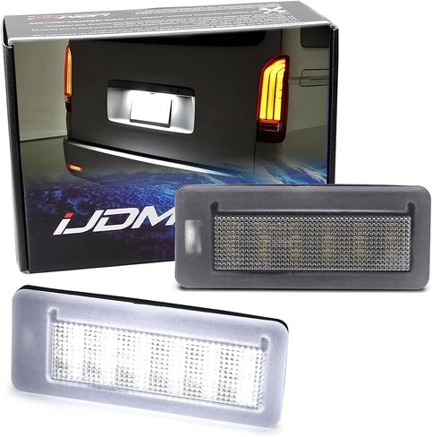 iJDMTOY Xenon White Full LED License Plate Light Kit Compatible With Dodge 2015-2022 RAM ProMaster City (Not For Cargo Van), Powered By 18-SMD LED Diodes in Saudi Arabia