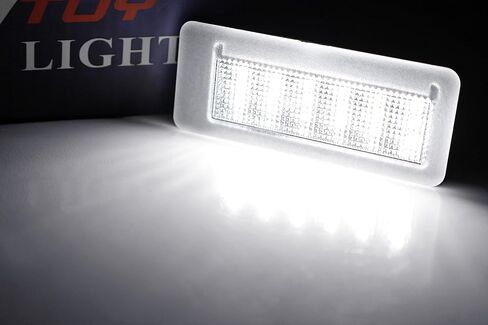 iJDMTOY Xenon White Full LED License Plate Light Kit Compatible With Dodge 2015-2022 RAM ProMaster City (Not For Cargo Van), Powered By 18-SMD LED Diodes in Saudi Arabia