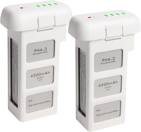 بطارية فانتوم 3 لـ DJI، 4500 مللي أمبير-15.2 فولت استبدال بطارية طائرة بدون طيار ذكية لـ DJI Phantom 3/Pro/Advanced/4K/SE in Kuwait