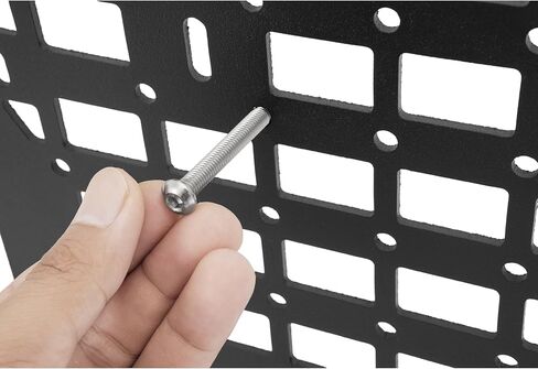 Tailgate Tactical Molle Panel Compatible with 2007-2022 Jeep Wrangler JK JL Rear Door Cargo Organizer Interior Storage Plate Racks Aluminium W/O Storage Bag in Saudi Arabia