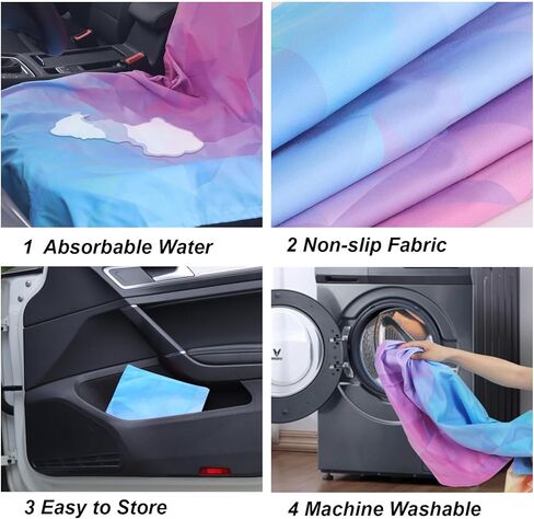 Car seat Cover Towel Front Seats for Beach Swimming, Sports, Camping,Yoga, Sweating. car seat Towel Easy to Clean, Protect from Damage by Sweat, Pets, and Scratches (Diamond, 1 Pcs) in Saudi Arabia