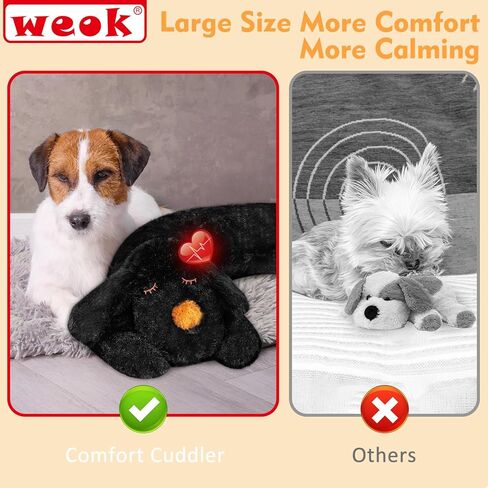 Heartbeat Puppy Toy, Comfort Cuddler Pillow, Dog Anxiety Relief Calming Aid,Heartbeat Stuffed Toy for Dogs,Puppy Heartbeat Toy Sleep Aid,Dog Heartbeat Toy for Pet in Saudi Arabia