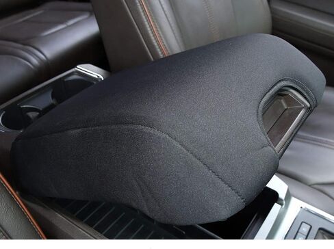 2mm Thick Neoprene Console Cover for Ford F150 F250 F350 F450 Expedition - Anti-Slip Armrest Protector, Pet Resistant in Saudi Arabia