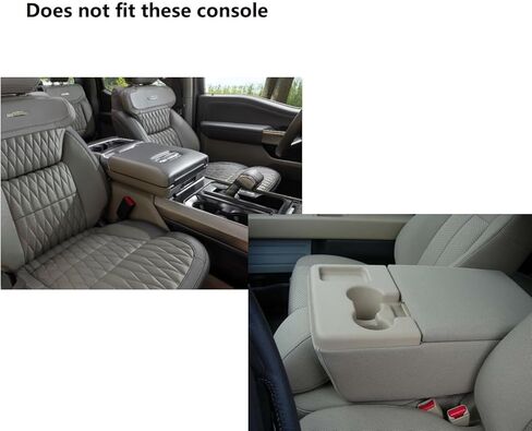 2mm Thick Neoprene Console Cover for Ford F150 F250 F350 F450 Expedition - Anti-Slip Armrest Protector, Pet Resistant in Saudi Arabia