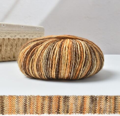 Colorful Soft Knitting Crafts Multicolor Crochet Yarn for DIY-Colour07 in Saudi Arabia