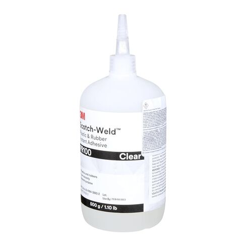 لاصق فوري من البلاستيك والمطاط 3M Scotch-Weld PR100، شفاف، لزوجة منخفضة، وقت معالجة سريع وعلاج، زجاجة 20 جم (0.07 أونصة سائلة) in Saudi Arabia