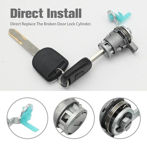 06351-TE0-A11 with 1 x Ignition Switch & 4 x Door Lock Cylinders & 2 x Keys Kit Replacement for Honda Civic CR-V Element ​​​​​​​S2000 2002-2011 Ignition Switch Cylinder and Door Lock Cylinder in Saudi Arabia