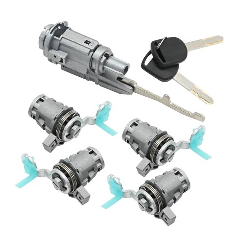 06351-TE0-A11 with 1 x Ignition Switch & 4 x Door Lock Cylinders & 2 x Keys Kit Replacement for Honda Civic CR-V Element ​​​​​​​S2000 2002-2011 Ignition Switch Cylinder and Door Lock Cylinder in Saudi Arabia