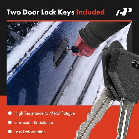 A-Premium Ignition & Tailgate/Door Lock Cylinder with Key Set Compatible with Jeep TJ Series Wrangler 1991 1992 1993 1994 1995, Replace# 702419, DL4815 in Saudi Arabia