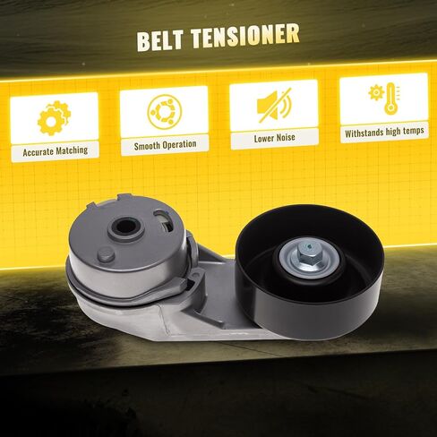 39288 Accessory Drive Belt Tensioner Pulley Assembly Compatible With 2011-2013 Bu-ick Regal 2.0L /12-15 Chevy Captiva Sport 2.4L [# ‎12605175 19341320 5340372100 89695] in Saudi Arabia