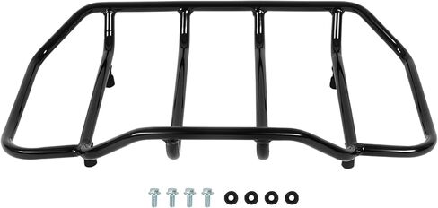 Luggage Trunk Rack Compatible with 1984-Later Harley Touring King, Chopped Tour-Trunk Carrier Lids Black Luggage Rack Carrier Powder Coated in Saudi Arabia