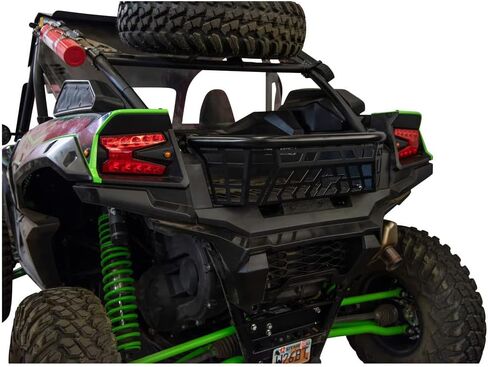 Tusk Cargo Barricade Black Powder Coated for Kawasaki Teryx KRX 1000 Trail Edition 2022-2025 in Saudi Arabia