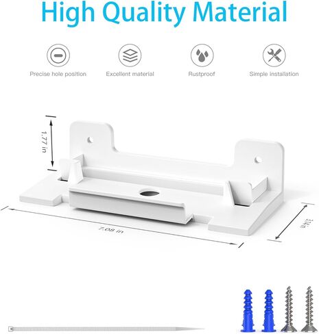 Starlink Gen 3 Wall Mount for Power Supply, Secure Mounting Kit for Starlink Standard V3 Power Supply Ethernet Adapter, Satellite Internet Kit Holder in Saudi Arabia