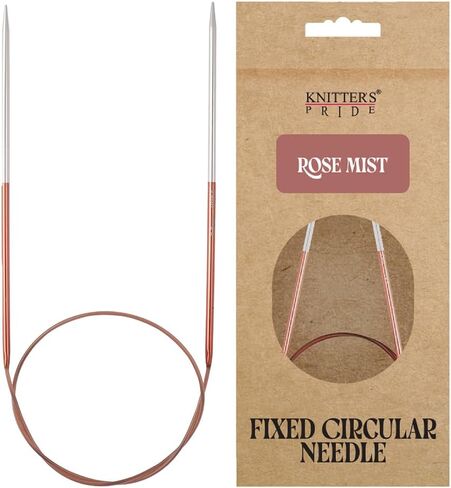 إبر Knitter's Pride Rosemist الدائرية الثابتة مقاس 40 بوصة (100 سم) - مقاس الولايات المتحدة 1 (2.25 مم) in Saudi Arabia