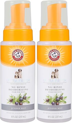 Arm & Hammer for Pets Ultra Fresh Waterless Bath Spray for Dogs in White Jasmine Scent | Dry Dog Shampoo, Dog Spray | Waterless Dog Shampoo and Dog Deodorizing Spray, Dog Spray Deodorizer Perfume in Kuwait