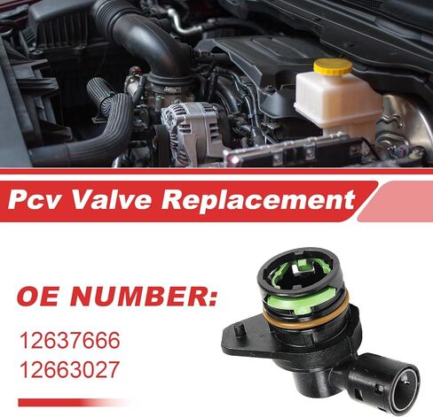 خرطوم صمام PCV 12637666 متوافق مع بويك إنكور ريجال كاديلاك ATS شيفروليه كروز ماليبو تراكس يستبدل 12663027 in Kuwait